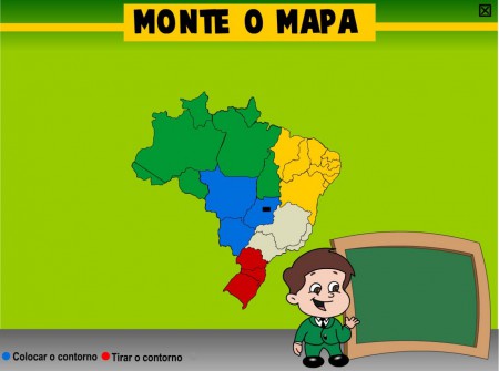 Monte o mapa